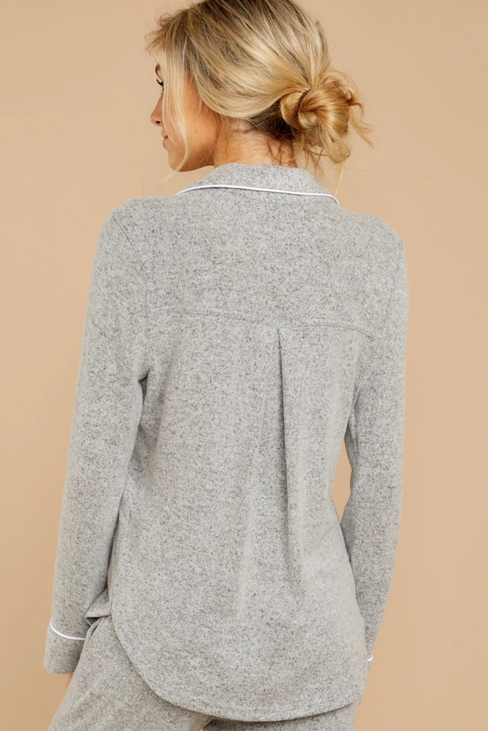 Heather Gray Pajama Set