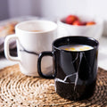 Marble Ceramic Coffee Mug – Black or White