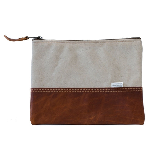 Leather Zipper Pouch