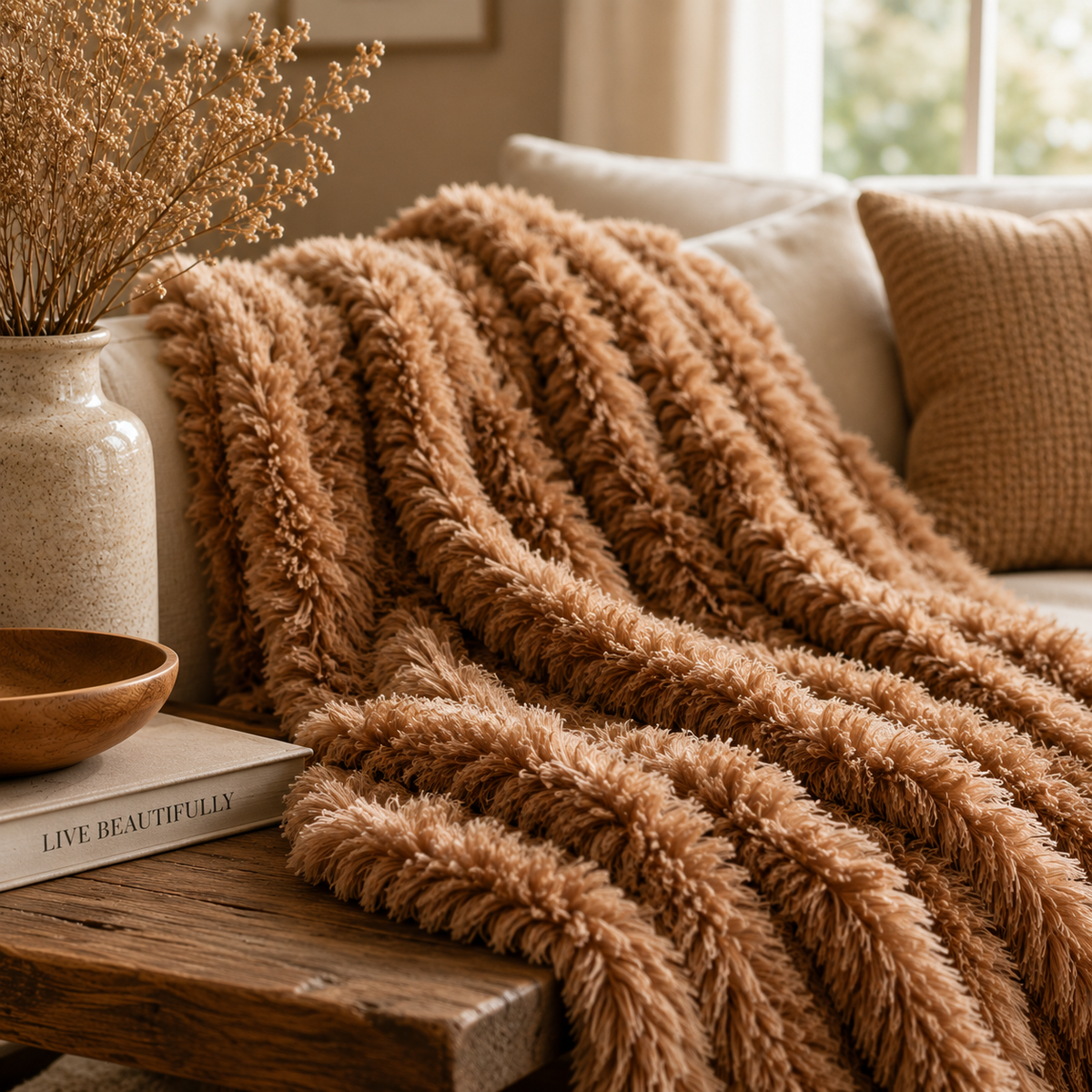 The Cloud Throw — Plush Faux Fur Blanket