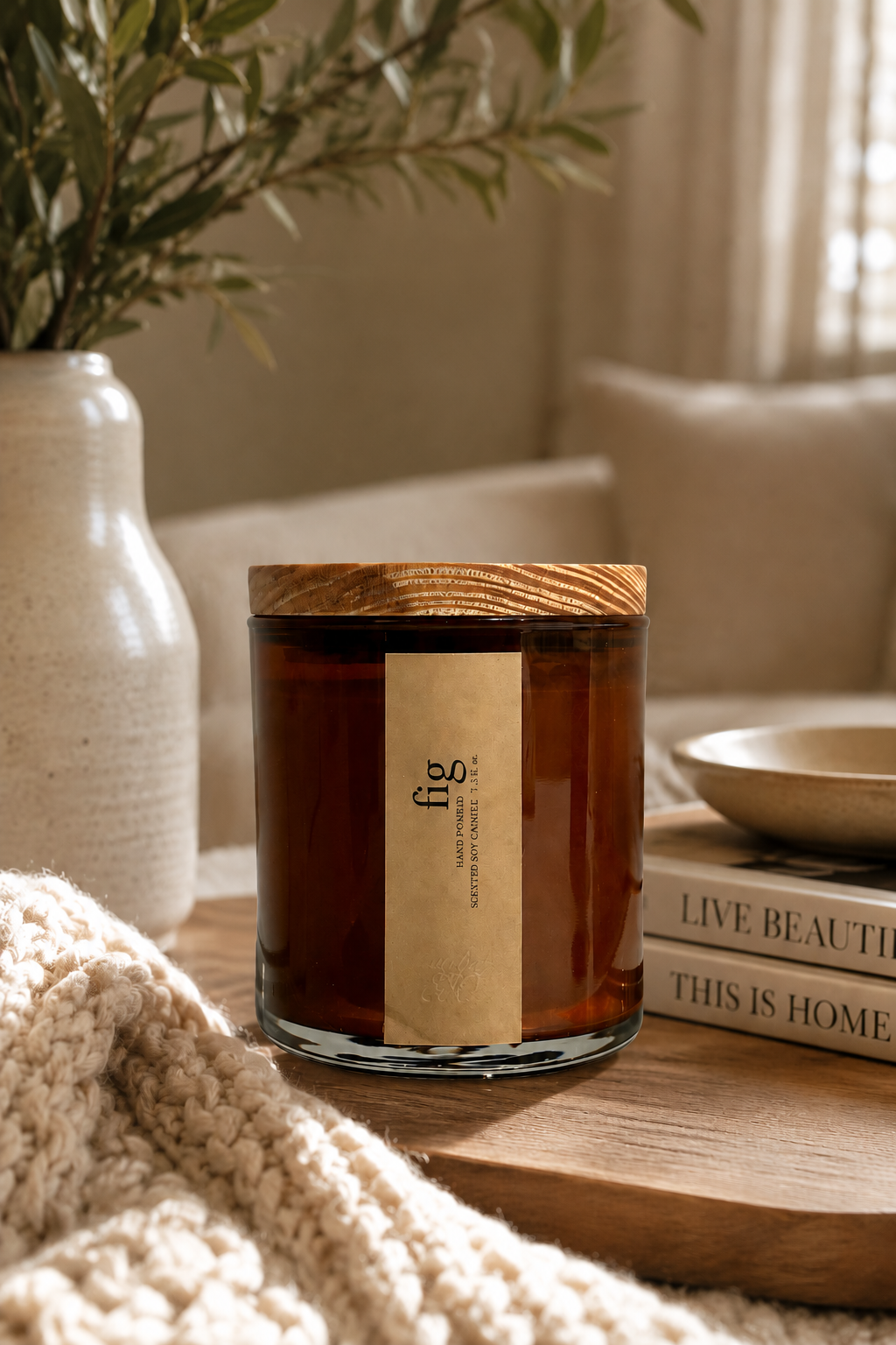 The Fig & Amber Candle