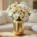 Golden Glow Decorative Vase