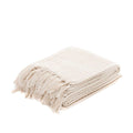 The Sunday Throw — Waffle Knit Fringe Blanket